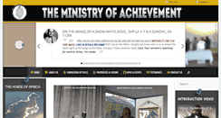 Desktop Screenshot of ministryofachievement.com